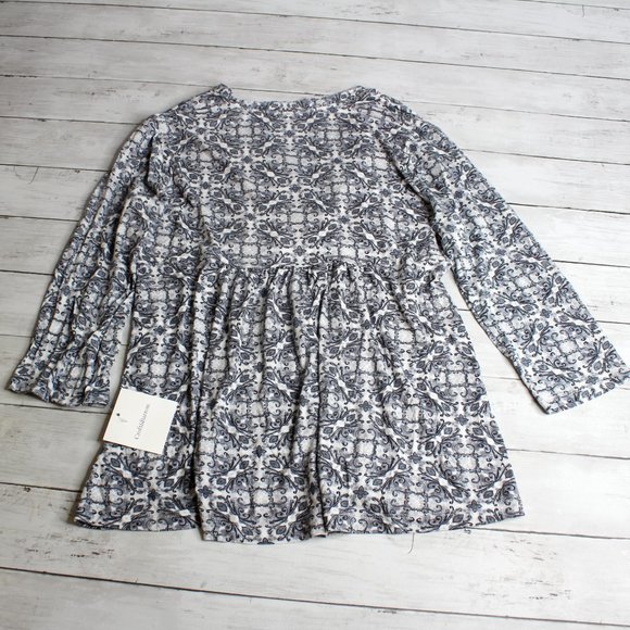 Croft & Barrow Womens Wrap Blouse Size L Floral 3/4 Sleeves - Picture 6 of 6